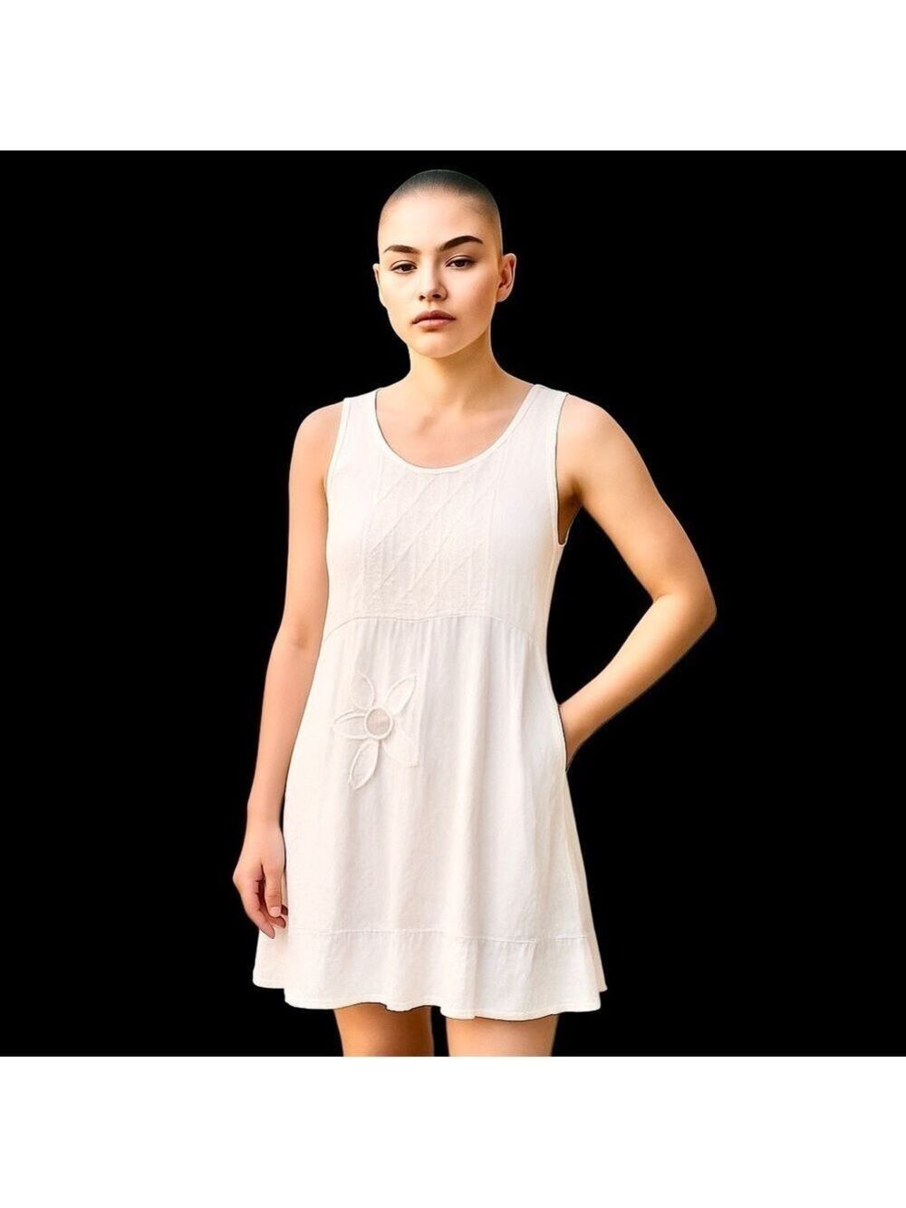 Beautiful Linen Dress Made in Italy Size Small
